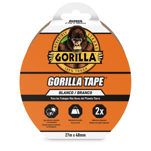 CINTA AMERICANA REFORZADA GORILLA TAPE BLANCA
